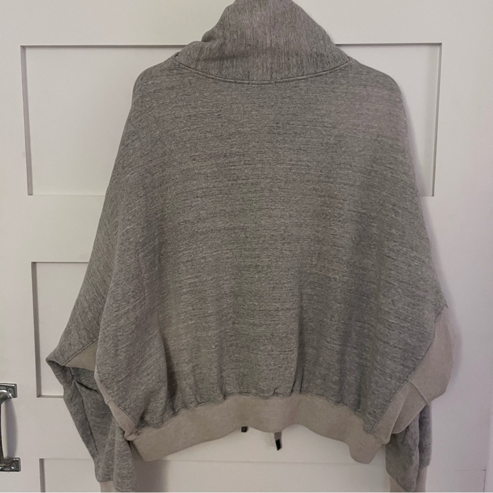 R13 Funnel neck Cropped Popover - Picture 3 of 6